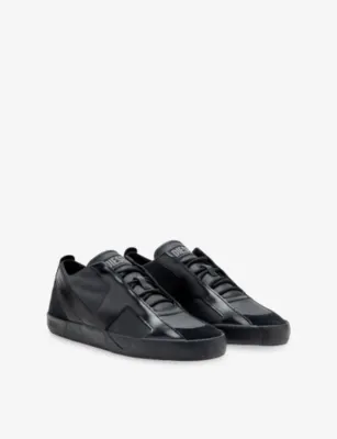 DIESEL S-Slante-D Leather Low-Top Trainers - EUR 44 / 10 UK MEN in H1669, additional product view 3