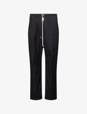 RICK OWENS Bela Straight-Leg Cotton Trousers
