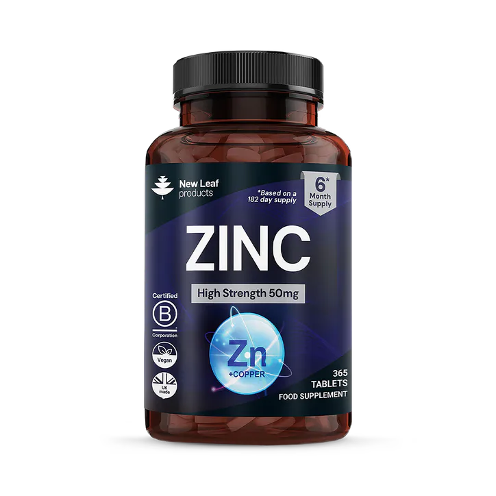 New Leaf Products Zinc 50mg 365 Tablets