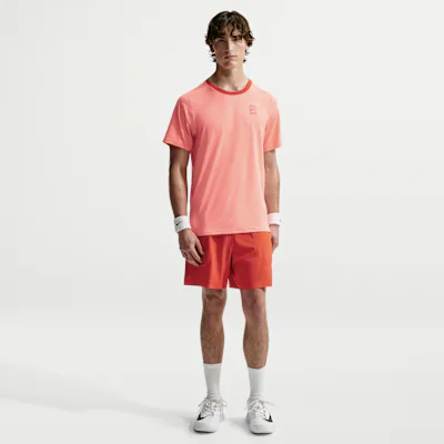 Nike NikeCourt Advantage Men's Dri-FIT 15cm (approx.) Tennis Shorts - Picante Red/Atomic Pink/Atomic Pink