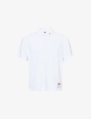 J.LINDEBERG 30Y Matt Relaxed Woven Polo T-Shirt