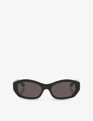BALENCIAGA 6E000496 Oval-Frame Acetate Sunglasses
