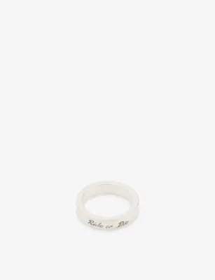SERGE DENIMES Loyalty sterling-silver ring - N
