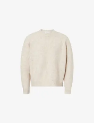 FRAME Crew-Neck Knitted Alpaca-Blend Jumper
