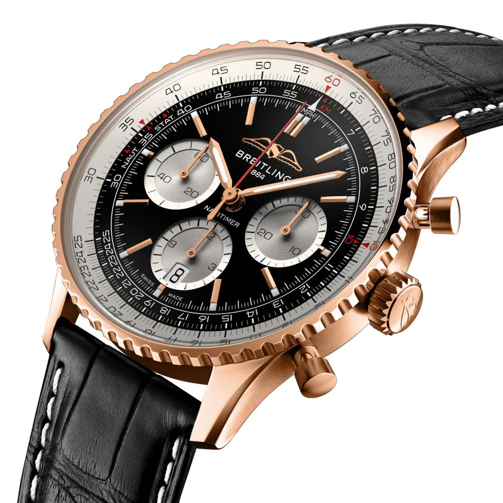 Breitling Navitimer B01 Chronograph 43 Black Watch detail 3