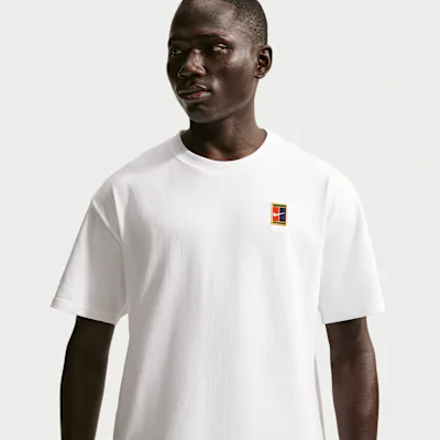 Nike NikeCourt Men's Max90 Tennis T-Shirt - White