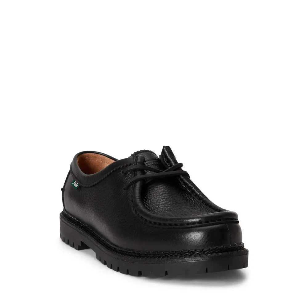 Polo Ralph Lauren Men's Jett Apron Leather Moc-Toe Shoes detail 2