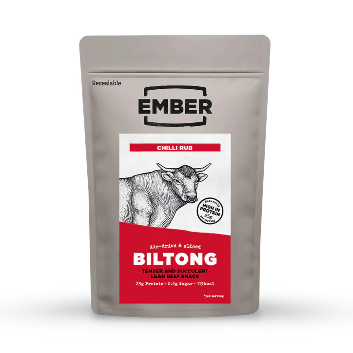 Ember Biltong Beef Jerky Chilli 250g