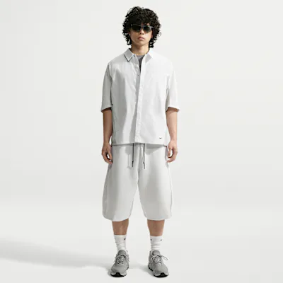 Nike Tech Men's Oversized Fleece Shorts - Off-White/Black in Off-White/Black – Nike men's and unisex