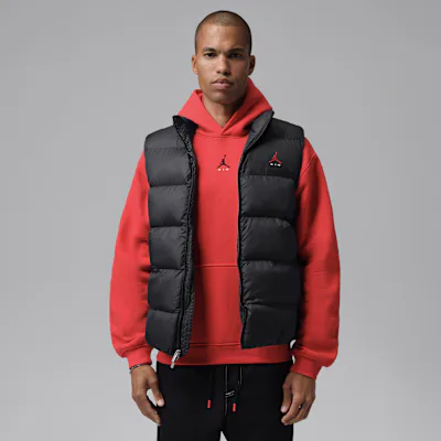 Jordan Brooklyn Men's Gilet - Black/University Red