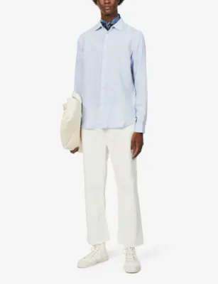 ORLEBAR BROWN Giles relaxed-fit linen shirt detail 2