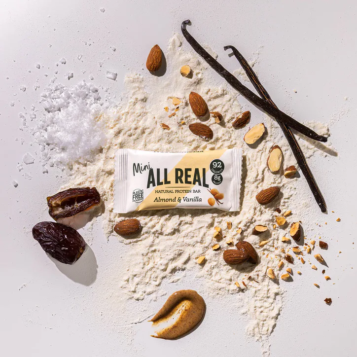 All Real Nutrition Mini Protein Bar Almond & Vanilla 3 x 25 g detail 3