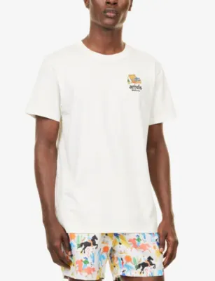 ARRELS BARCELONA x Cooper Stereo Crewneck Cotton-Jersey T-Shirt detail 3