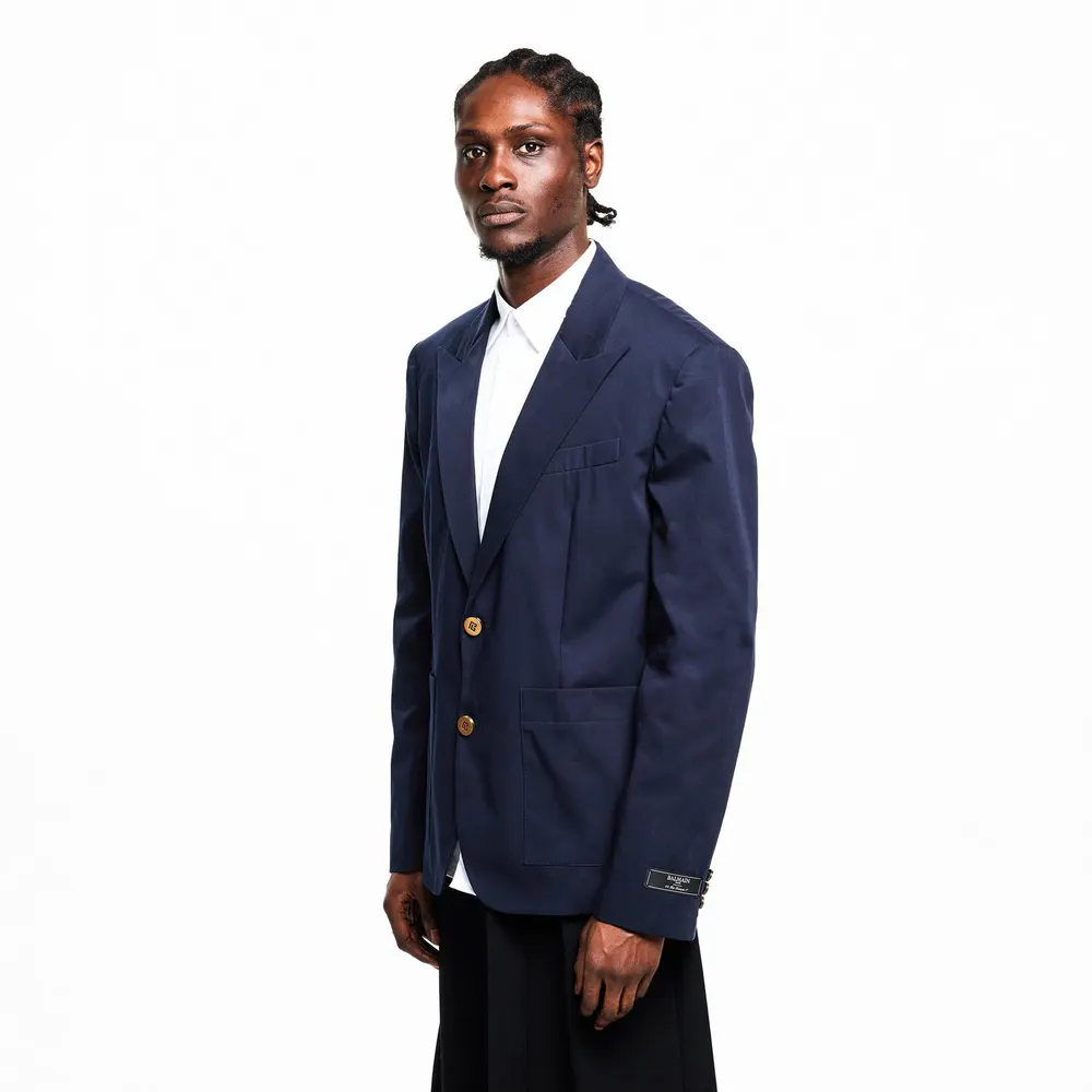 Balmain Men's Twill Blazer detail 3