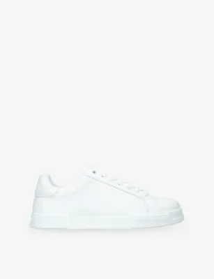 DOLCE & GABBANA Portofino Clean Leather Trainers - EUR 42 / 8 UK MEN in White – Mens | Trainers | Lace up trainers