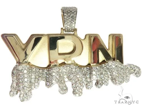 RINA - For Him CUSTOM Custom Made Diamond YRN Pendant 63911 in Rose Gold – Pendant