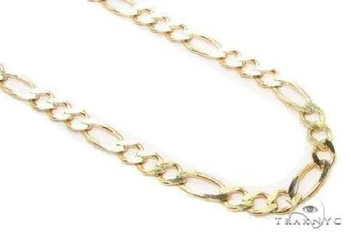 JALGAS - ROYAL CHAIN GROUP 14k Yellow Gold Solid Figaro Chain 3mm 70282 in 30 Inches – Chain