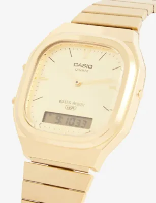 CASIO Vintage Stainless-Steel Quartz Watch 41mm detail 3