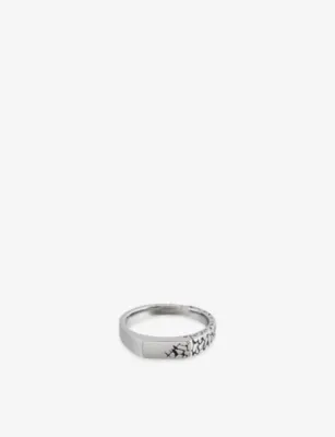 CLOCKS AND COLOURS Scorched Earth Stainless Steel Ring - I