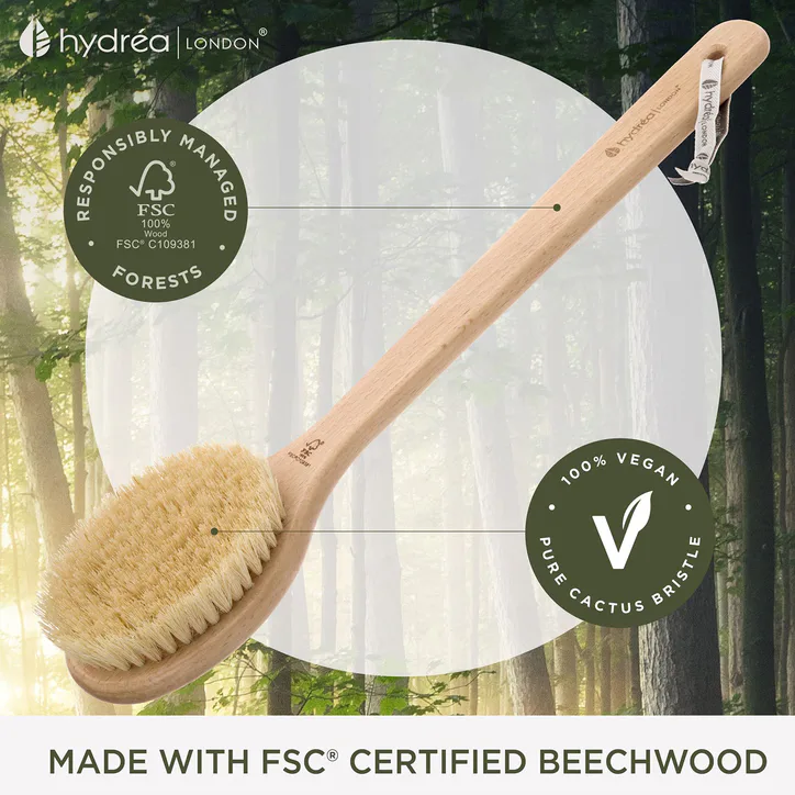Hydréa London Professional Dry Skin Sauna Brush, additional product view 3