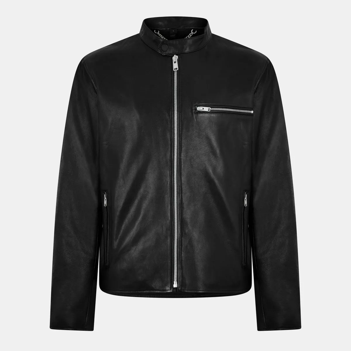 Belstaff Men's Track Racer Leather Tailored Fit Jacket