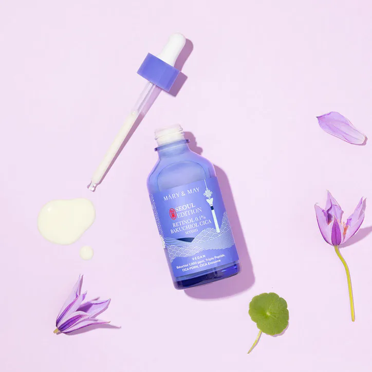 MARY & MAY MARY&MAY Retinol 0.1% Bakuchiol Cica Serum 80ml, additional product view 2