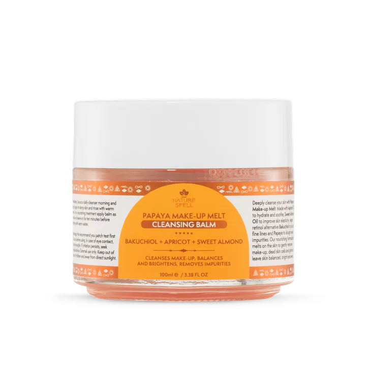 Nature Spell Papaya Make-Up Melt Cleansing Balm 100ml, additional product view 2