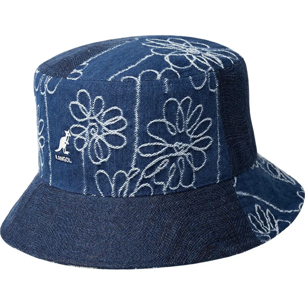 Kangol Denim Mash-Up Bucket Hat