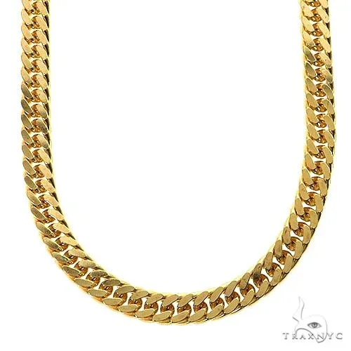 JALGAS - SKYLINE JEWELRY 14K Yellow Gold Solid Double Curb Chain 5.4mm 68584 in 22 Inches – Chain