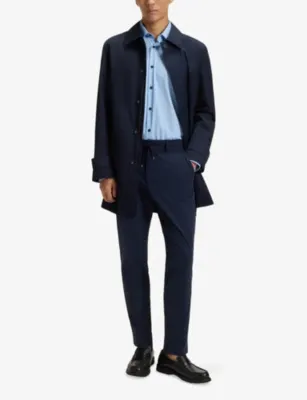 BOSS Long-Sleeved Slim-Fit Stretch-Jersey Shirt detail 2