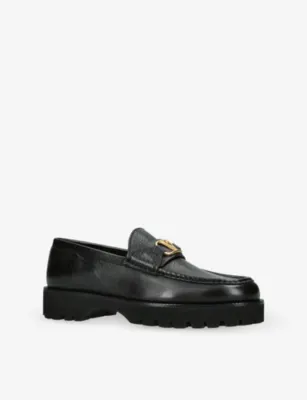 VALENTINO GARAVANI VLogo Signature Chunky Leather Loafers - EUR 44 / 10 UK MEN detail 3