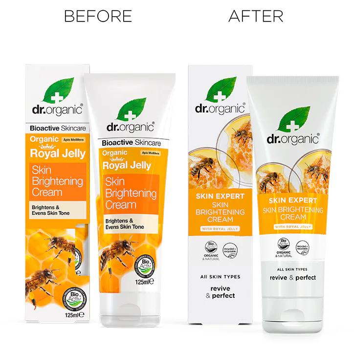 Dr Organic Skin Brightening Cream with Royal Jelly 125ml detail 3