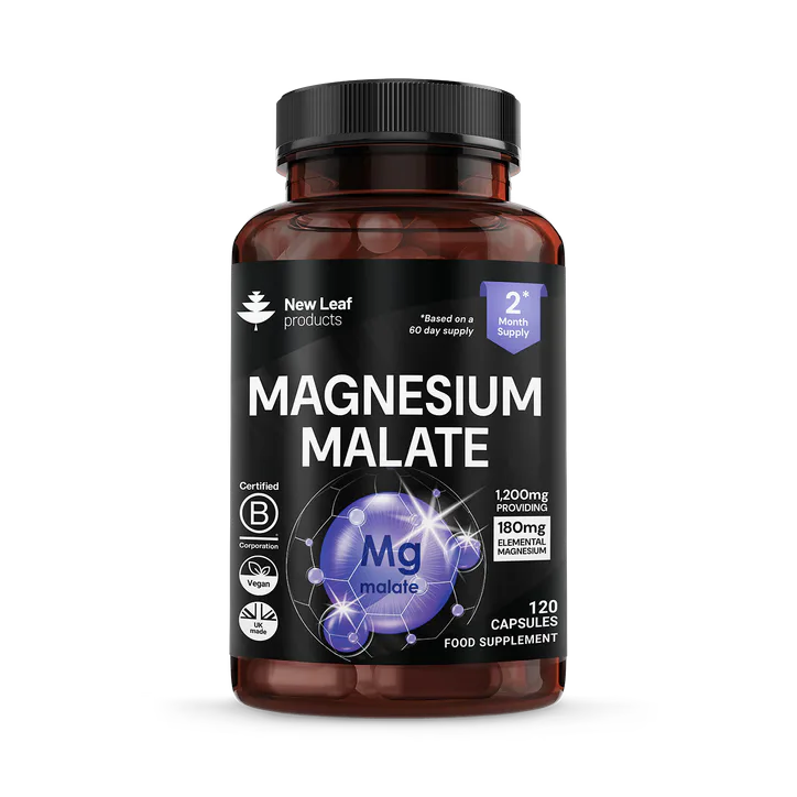 New Leaf Products Magnesium Malate 120 Capsules