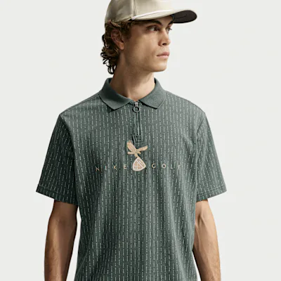 Nike Fairway Fresh Men's Dri-FIT Golf Polo - Camo Green/Jade Horizon/Limestone