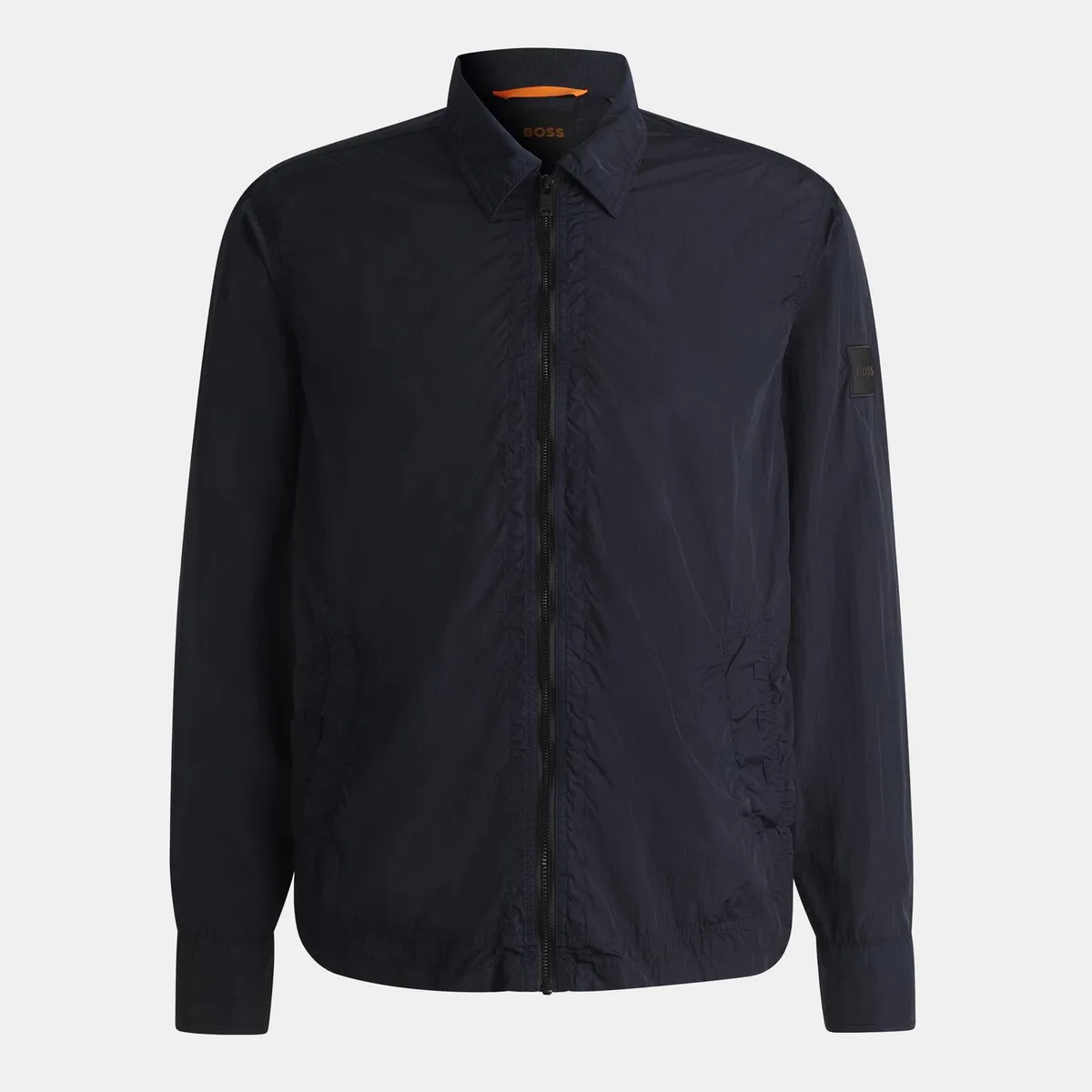 Boss Men's Leejay1M Orange Overshirt