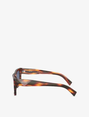 PRADA PR 19WS Rectangle-Frame Acetate Sunglasses detail 2