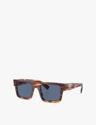 PRADA PR 19WS Rectangle-Frame Acetate Sunglasses detail 3