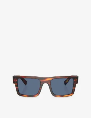 PRADA PR 19WS Rectangle-Frame Acetate Sunglasses