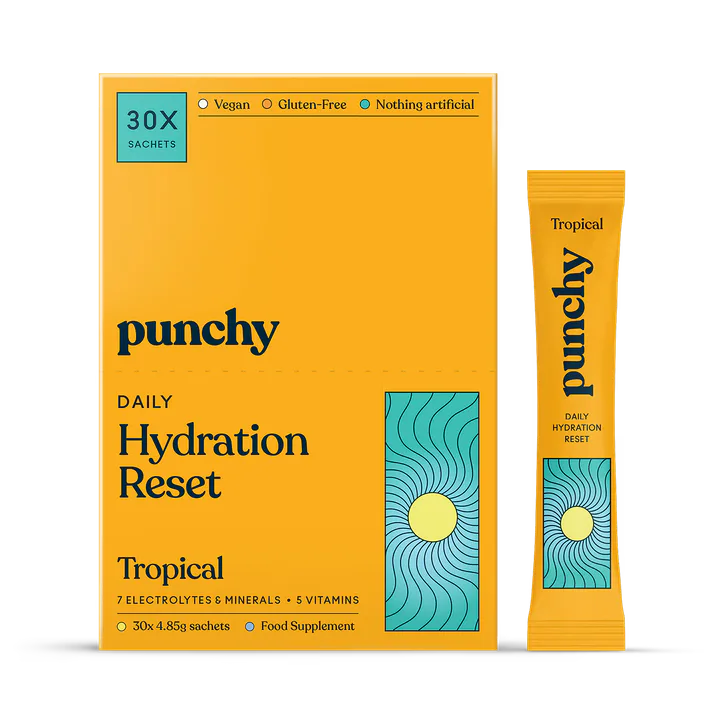 Punchy Daily Hydration Reset Tropical 30 Sachets