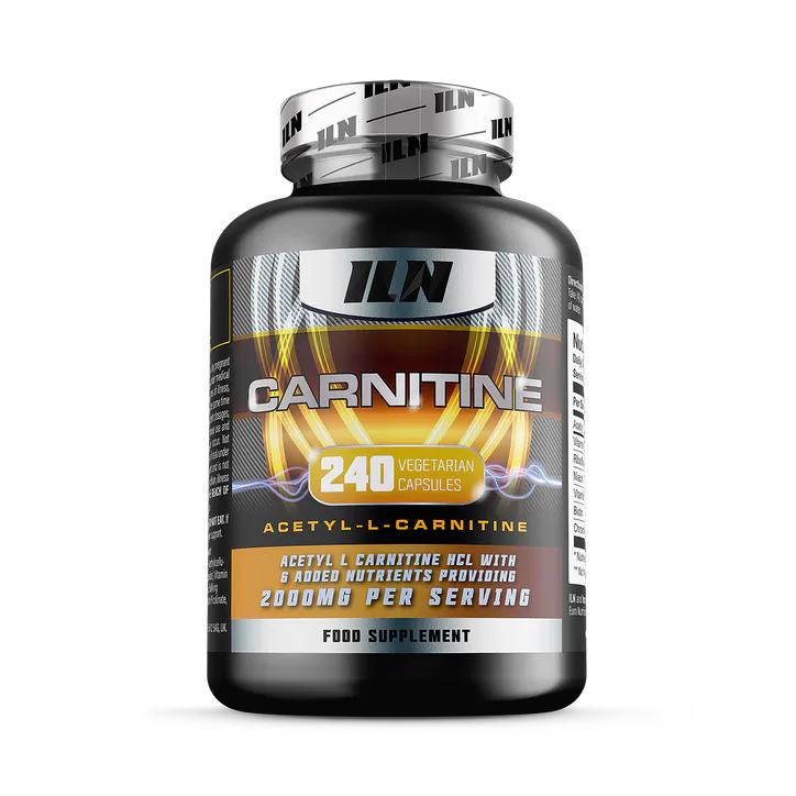 Iron Labs Nutrition Acetyl L Carnitine Capsules - 2,000mg Carnitine plus 6 Nutrients - 240 Vegetarian Capsules