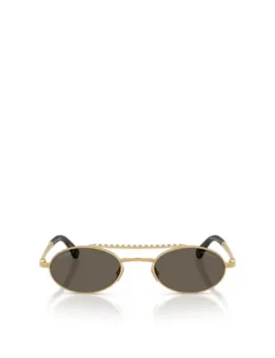 CHANEL CH4297H Oval Metal Sunglasses