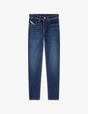 DIESEL 2023 D-Finitive 0adbg Tapered-Leg Denim Jeans