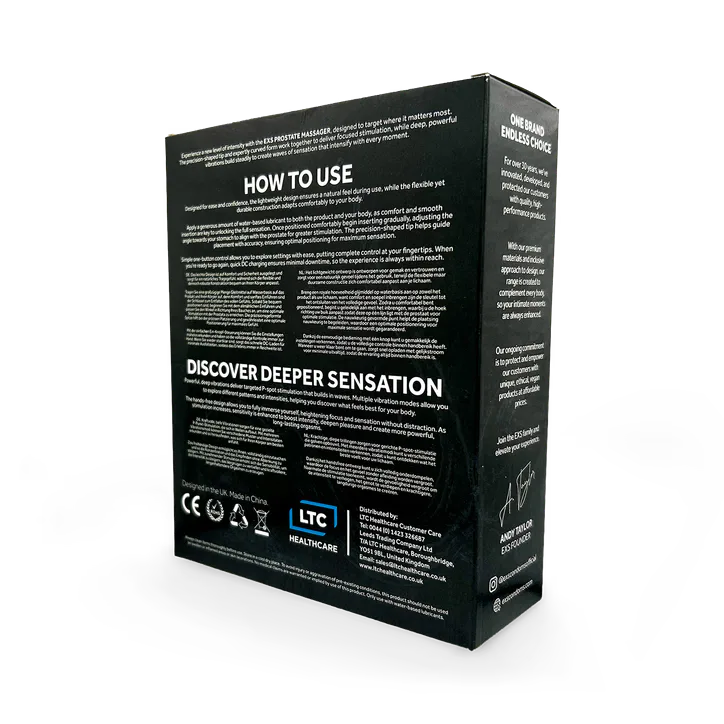EXS AquaPulse Triton Pro Prostate Massager with Remote, additional product view 2