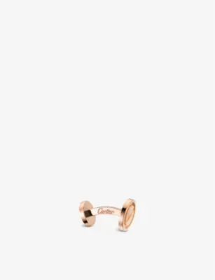 CARTIER LOVE 18ct Yellow Gold Cufflinks detail 3