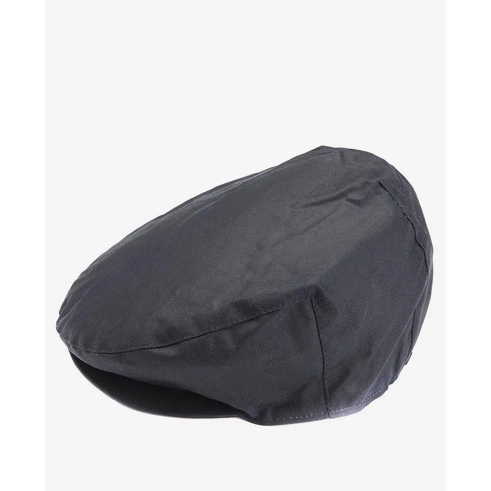 Barbour Men's Waxed Cotton Weather Resistant Flat Cap detail 2