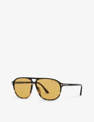 TOM FORD TR001634 Bruce square-frame polyamide sunglasses detail 2