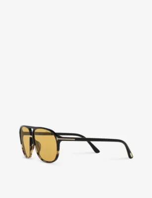 TOM FORD TR001634 Bruce square-frame polyamide sunglasses detail 3