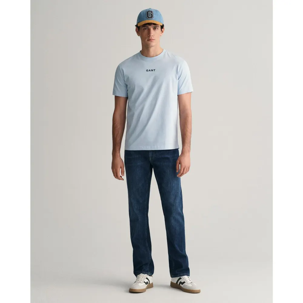 Gant Regular Fit Jeans in Worn Blue, additional product view 3