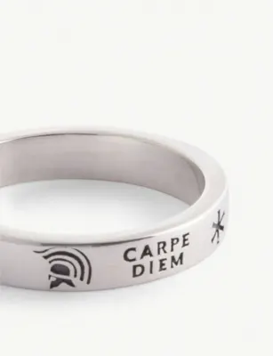 SERGE DENIMES Patriot sterling-silver and cubic zirconia ring - S detail 2