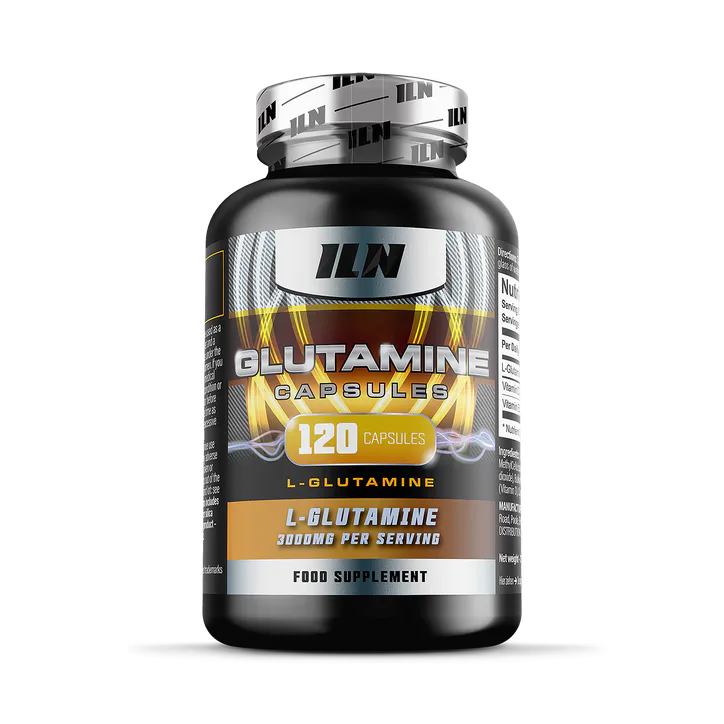 Iron Labs Nutrition L Glutamine - 3,000mg per Serving - 120 Vegetarian Capsules